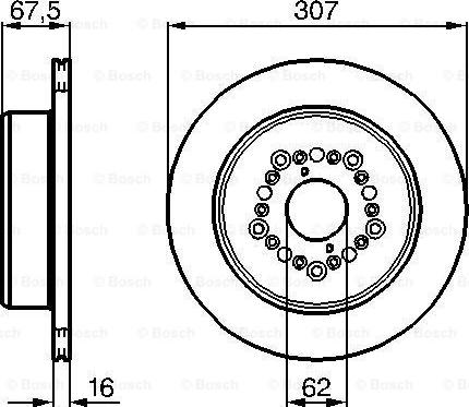 BOSCH 0 986 479 023 - Disc frana www.parts5.com