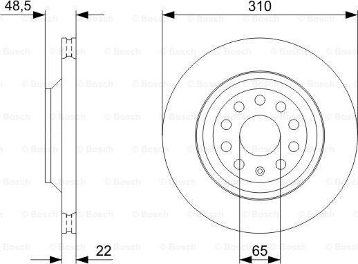 BOSCH 0 986 479 303 - Piduriketas www.parts5.com