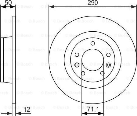 BOSCH 0 986 479 311 - Brake Disc www.parts5.com