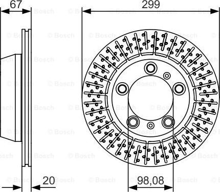 BOSCH 0 986 479 A09 - Disc frana www.parts5.com