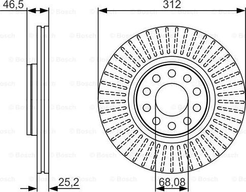 BOSCH 0 986 479 A30 - Fren diski www.parts5.com