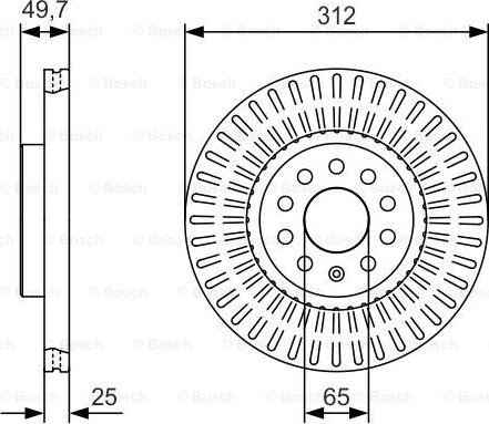 BOSCH 0 986 479 C29 - Kočioni disk www.parts5.com