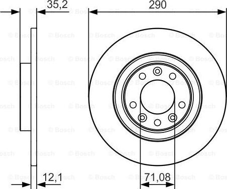 BOSCH 0 986 479 C25 - Brake Disc www.parts5.com