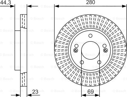 BOSCH 0 986 479 U82 - Disco de freno www.parts5.com