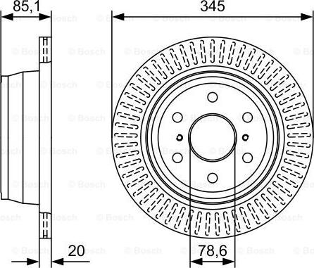 BOSCH 0 986 479 W32 - Brake Disc www.parts5.com