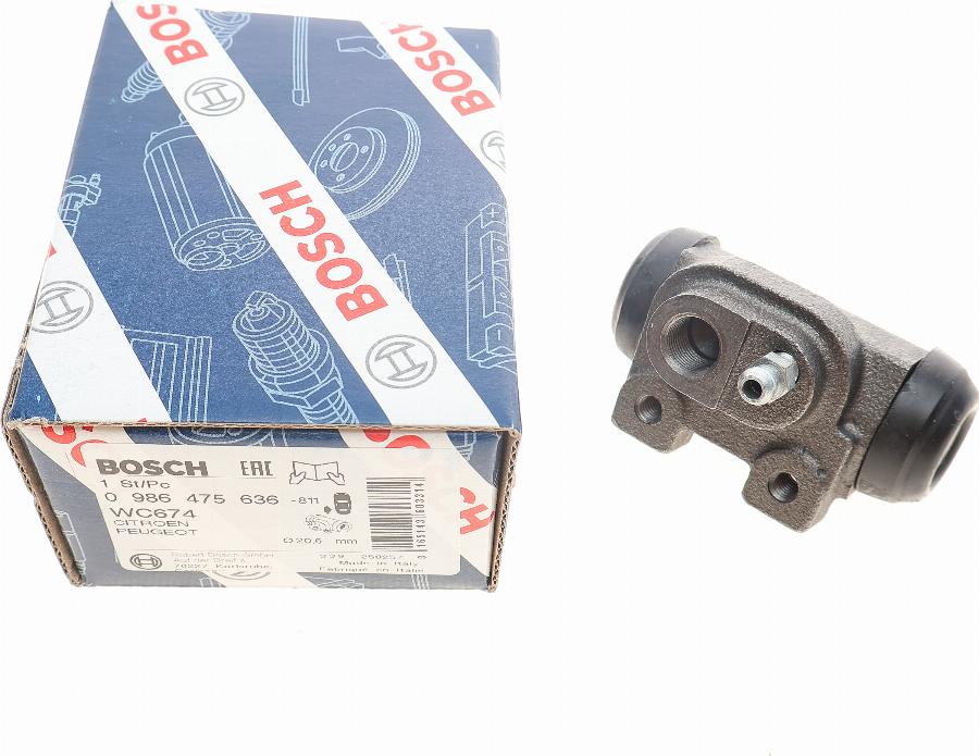 BOSCH 0 986 475 636 - Brzdový valček kolesa www.parts5.com