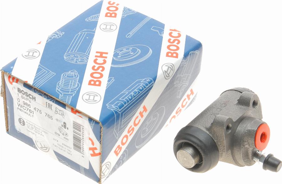 BOSCH 0 986 475 765 - Kolesni zavorni valj www.parts5.com