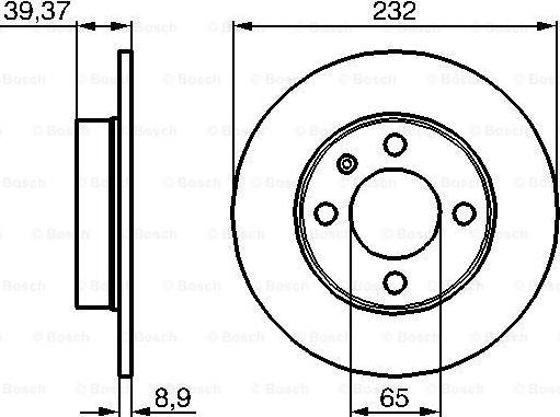 BOSCH 0 986 479 C67 - Brake Disc www.parts5.com