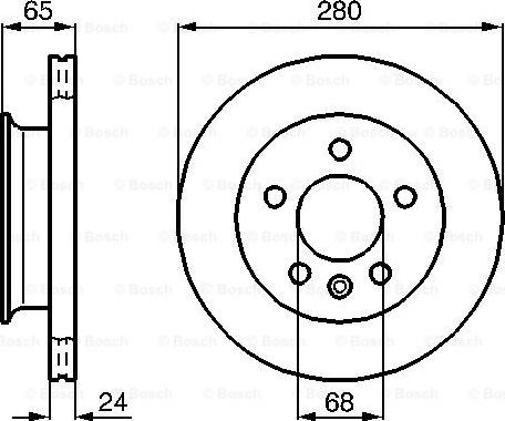 BOSCH 0 986 478 548 - Disc frana www.parts5.com