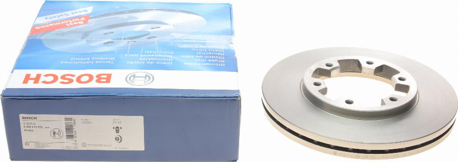 BOSCH 0 986 478 532 - Brake Disc parts5.com