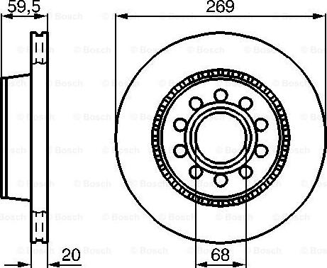 NATIONAL NBD711 - Brzdový kotúč www.parts5.com