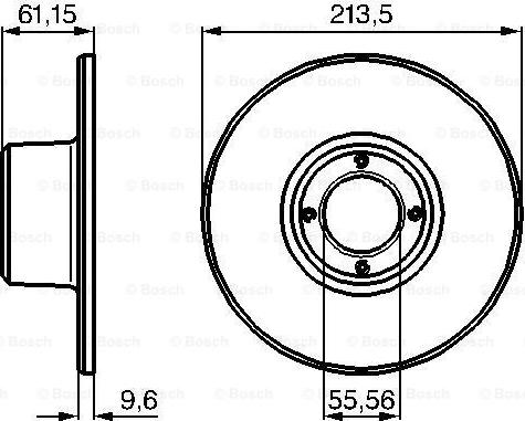 Brembo 08.5464.10 - Disco de freno www.parts5.com