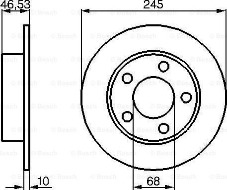 TRW DF2666 - Disco de freno www.parts5.com