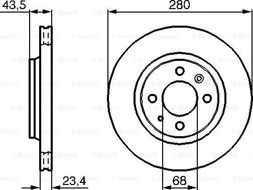 BOSCH 0 986 478 375 - Brake Disc www.parts5.com