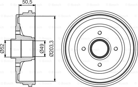 BOSCH 0 986 477 206 - Ταμπούρο www.parts5.com