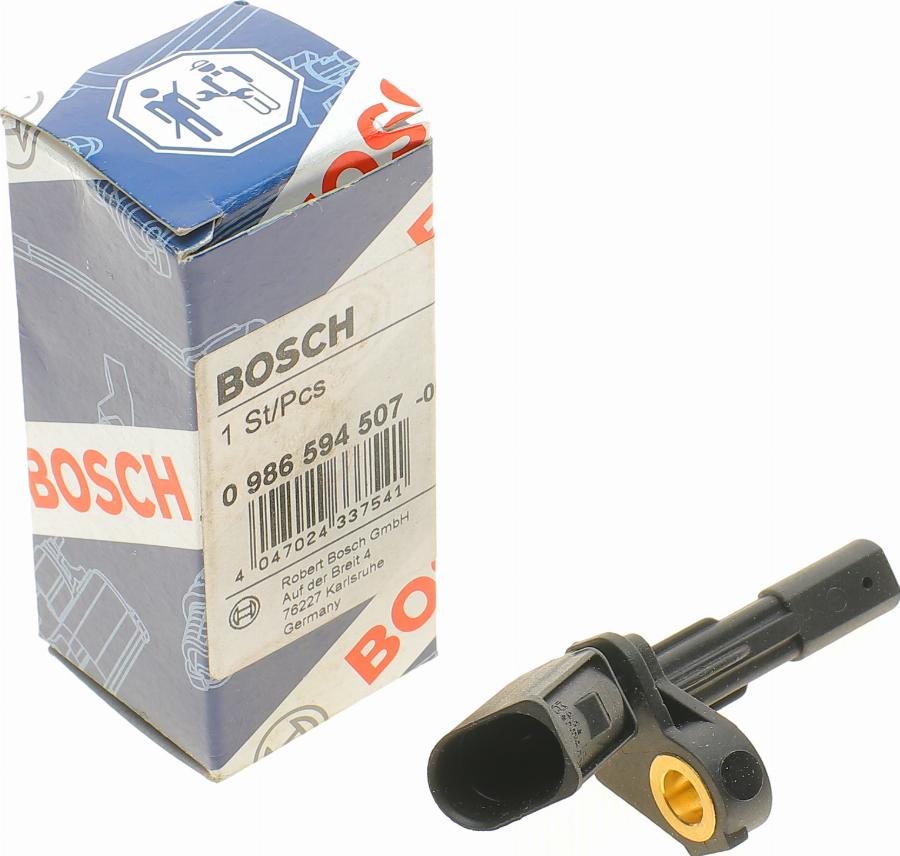 BOSCH 0 986 594 507 - Sensor, wheel speed www.parts5.com