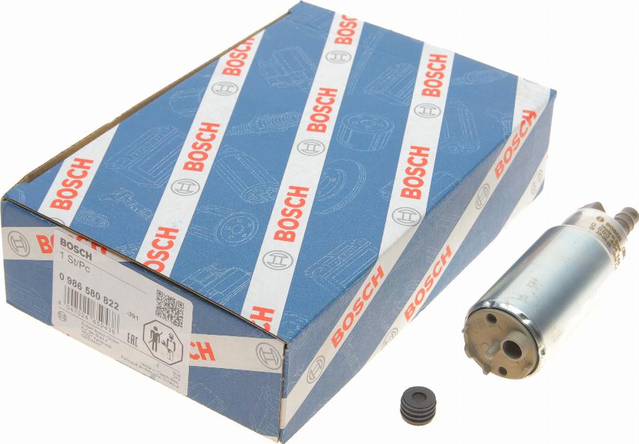 BOSCH 0 986 580 822 - Pompe à carburant www.parts5.com