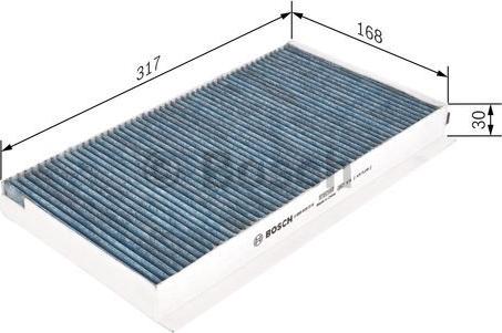 BOSCH 0 986 628 518 - Filtru, aer habitaclu www.parts5.com