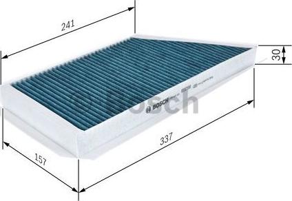 BOSCH 0 986 628 535 - Filter, interior air www.parts5.com