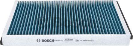 BOSCH 0 986 628 532 - Filter, vazduh unutrašnjeg prostora parts5.com