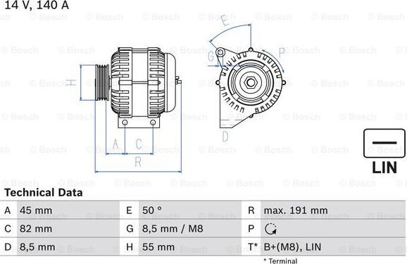 BOSCH 0 986 047 380 - Alternateur www.parts5.com