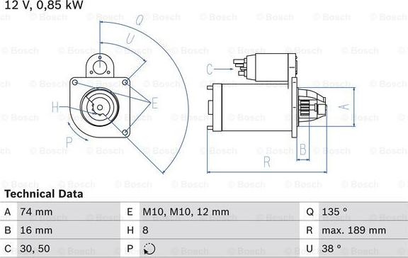 BOSCH 0 986 014 991 - Стартер www.parts5.com