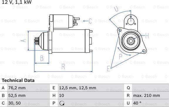 BOSCH 0 986 018 430 - Starter www.parts5.com