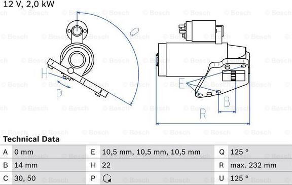 BOSCH 0 986 024 710 - Starter www.parts5.com