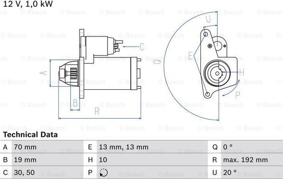 BOSCH 0 986 025 690 - Starter www.parts5.com