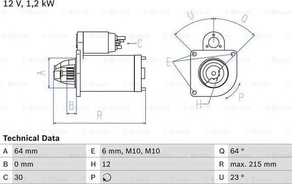 BOSCH 0 986 025 180 - Zaganjalnik www.parts5.com