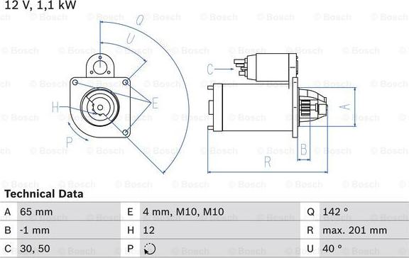 BOSCH 0 986 021 741 - Motor de arranque www.parts5.com