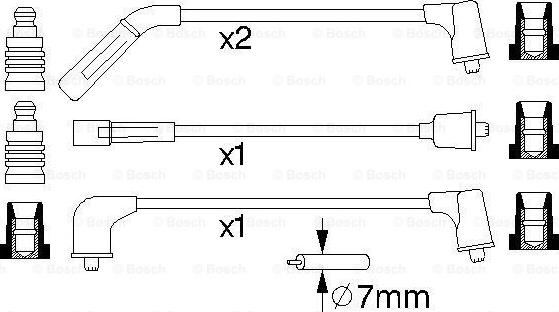 BOSCH 0 986 356 988 - Ignition Cable Kit www.parts5.com