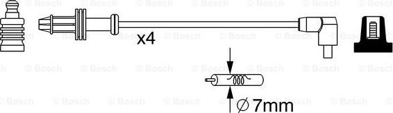 BOSCH 0 986 357 240 - Zündleitungssatz www.parts5.com