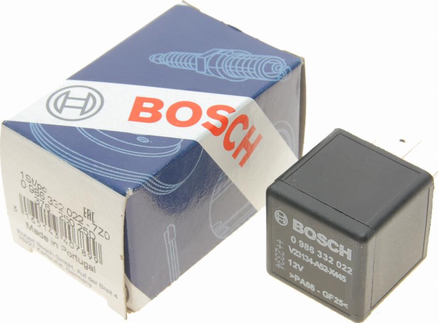 BOSCH 0 986 332 022 - Relay, main current www.parts5.com