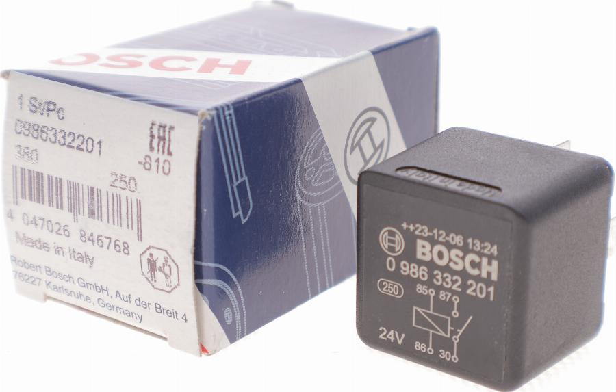 BOSCH 0986332201 - Relay www.parts5.com