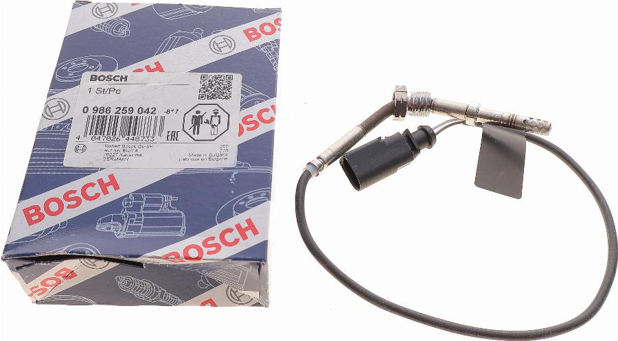 BOSCH 0 986 259 042 - Senzor, temperatura ispušnih plinova www.parts5.com