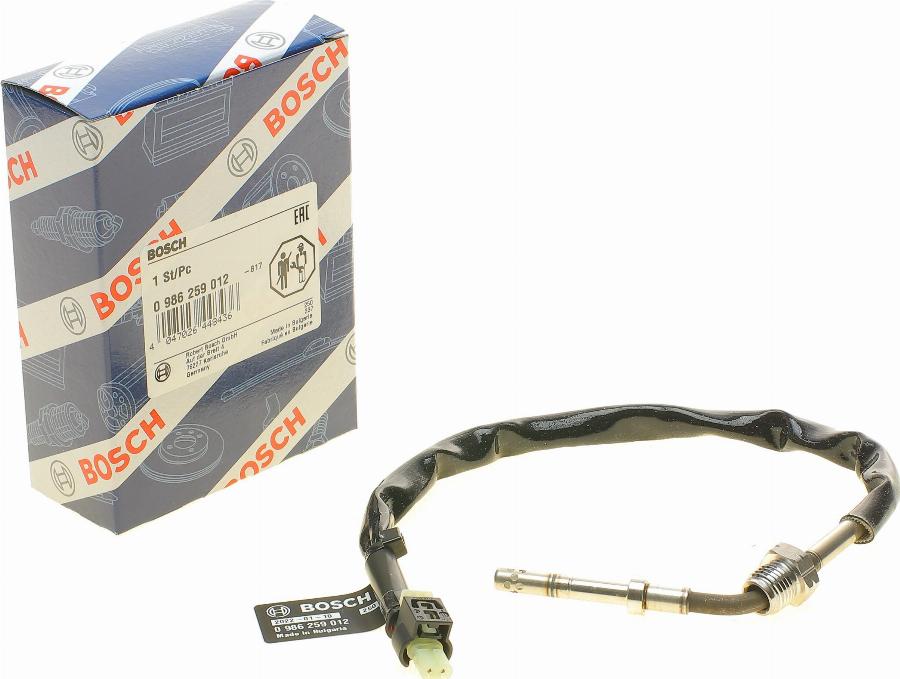 BOSCH 0 986 259 012 - Senzor, temperatura ispušnih plinova www.parts5.com