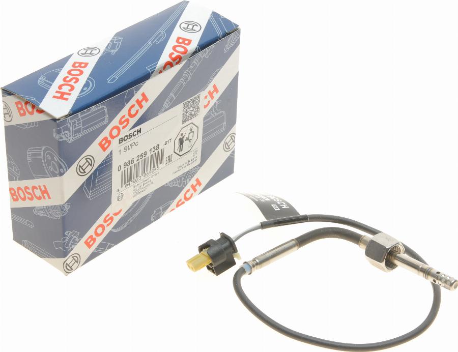 BOSCH 0 986 259 138 - Senzor, temperatura ispušnih plinova www.parts5.com