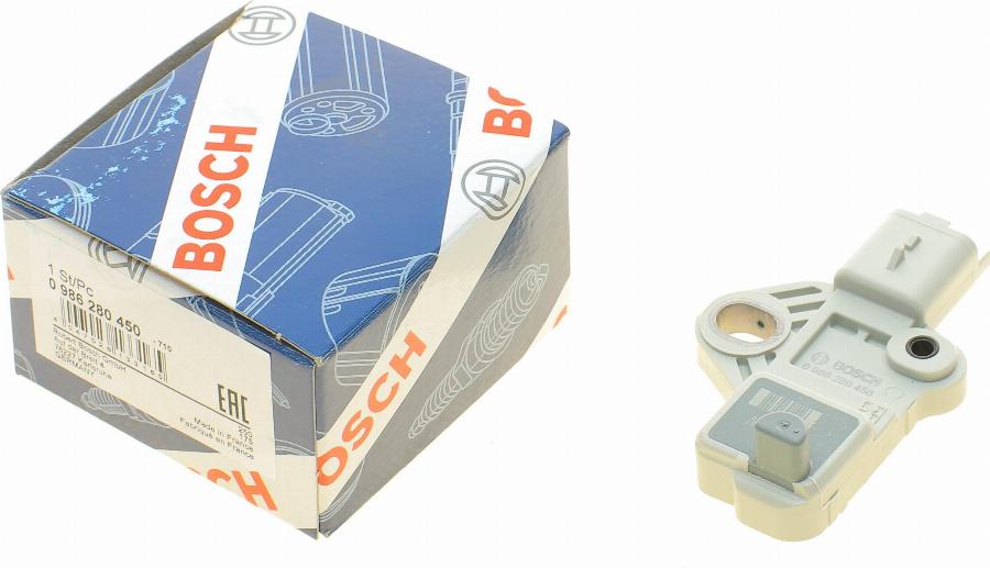 BOSCH 0 986 280 450 - Senzor impulsuri, arbore cotit www.parts5.com