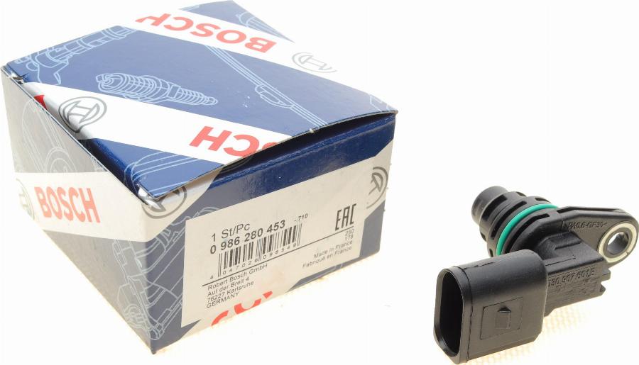 BOSCH 0 986 280 453 - Sensor, posición arbol de levas www.parts5.com