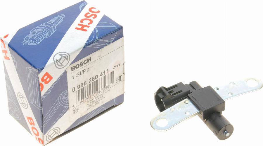 BOSCH 0 986 280 411 - Датчик импульсов, коленвал www.parts5.com