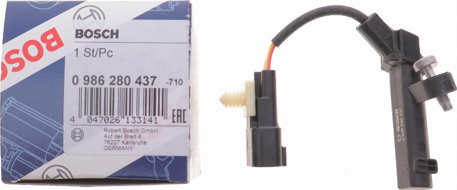 BOSCH 0 986 280 437 - Sensor, crankshaft pulse www.parts5.com