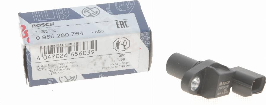 BOSCH 0 986 280 764 - Sensor, posición arbol de levas www.parts5.com