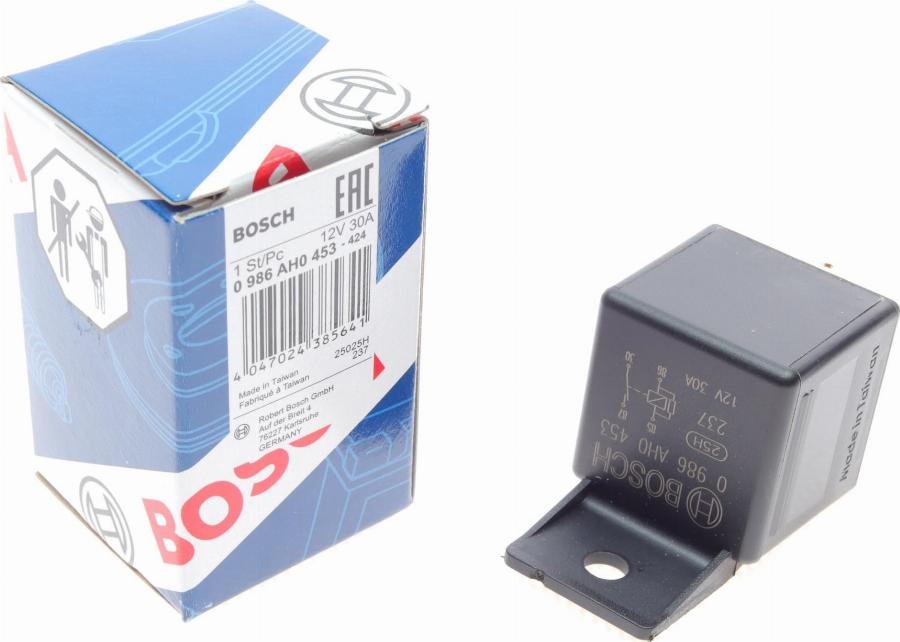 BOSCH 0 986 AH0 453 - Rele, delovni tok www.parts5.com