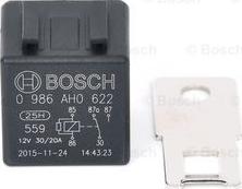 BOSCH 0 986 AH0 622 - Röle, çalışma akımı www.parts5.com