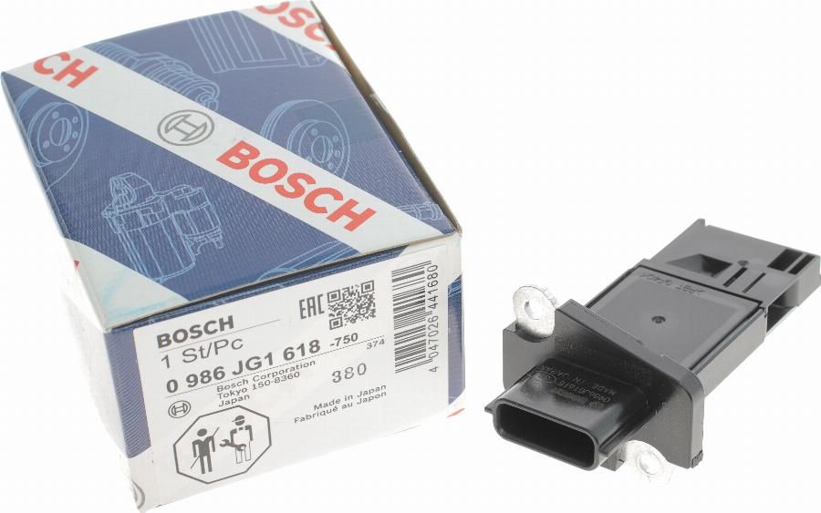 BOSCH 0 986 JG1 618 - Õhumassimõõtja www.parts5.com