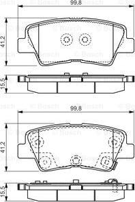 BOSCH 0 986 TB3 203 - Set placute frana,frana disc www.parts5.com