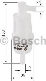 BOSCH 0 450 904 077 - Fuel filter www.parts5.com