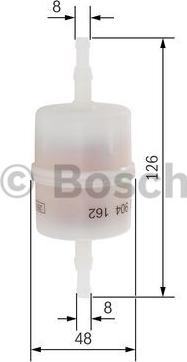 BOSCH 0 450 904 162 - Filtar za gorivo www.parts5.com