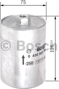 BOSCH 0 450 905 906 - Filter goriva www.parts5.com